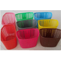 Plastic colorful Bicycle Front Basket for sale